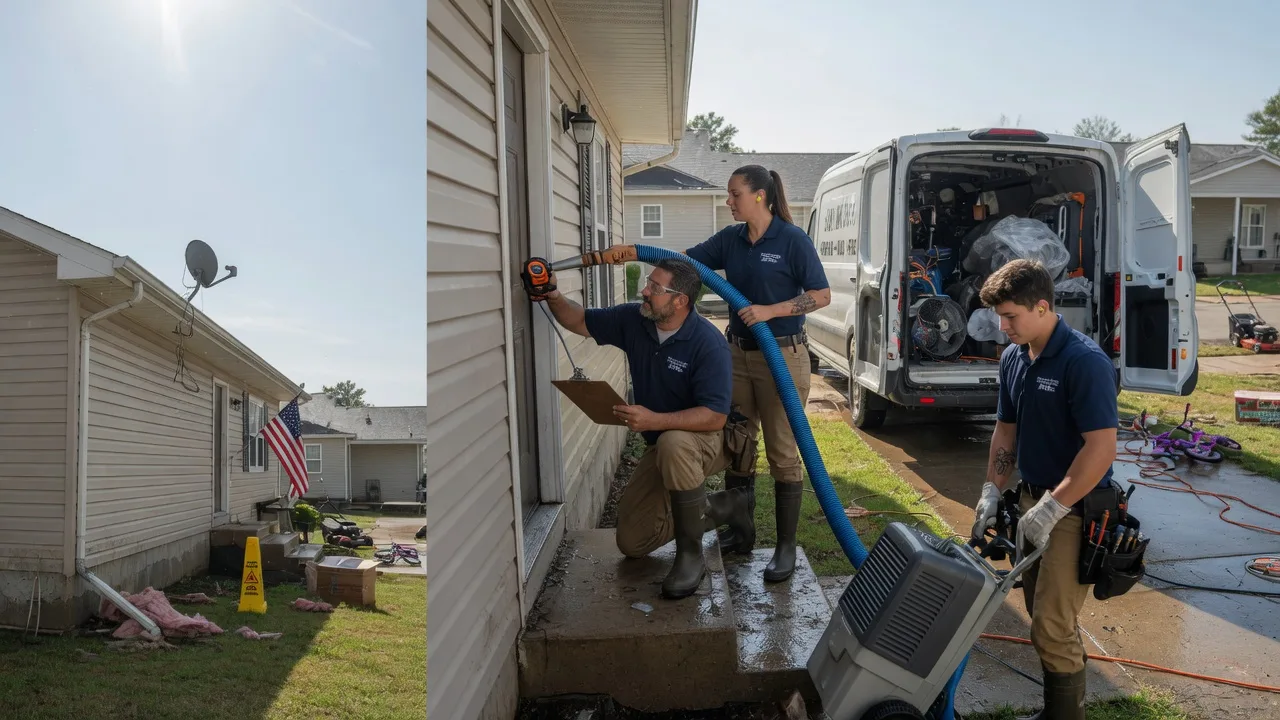 Ceiling Water Damage Restoration in Athens, AL near me